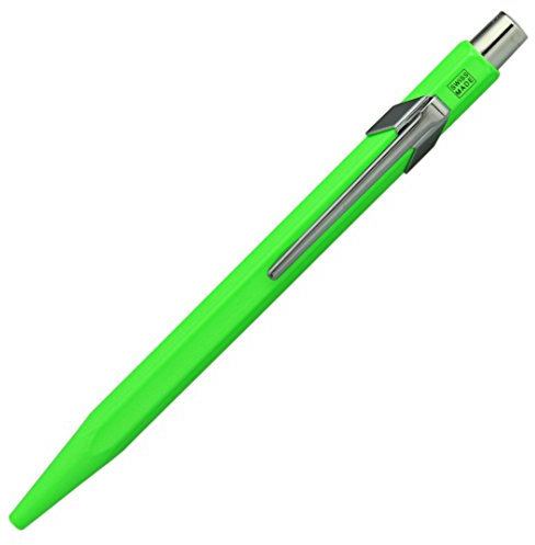 CARAN d'ACHE - Kugelschreiber 849 aus Metall - Fluo Grün, 1 Stück (1er Pack)
