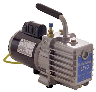 Fischer LAV-3/220 Laboratory High Vacuum Pump, 2 Stage Rotary Vane, 3 CFM, 1/2 HP, 220V