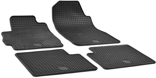 WALSER DirtGuard Gummi Fussmatten Auto für Mazda 2 (DE, DH) 07/2007-06/2015, 100% passgenaue Auto Fußmatten, robuste Universal Fußmatte Auto, Gummimatten Auto