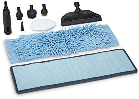 Homeright c900059.m Dampf Maschine Accessory Pack | Das neunteilige Zubehörpaket erweitert die Reinigungsmöglichkeiten für kompatible Wagner Kanisterdampfer