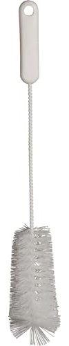 haug bürsten - Flaschenbürste ideal für 0,5 L Flaschen - Maße: ca. 39 x 6 x 6 cm - Farbe: Weiß - Made in Germany