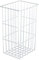 Gedotec Wäschekorb weiss Gitterkorb Wäsche-Korb mit Einhänge-Funktion | Wäschesammler stapelbar | BxTxH 230 x 270 x 430 mm | Metall RAL 9010 weiß pulverbeschichtet | 1 Stück - Korb zum Einhängen