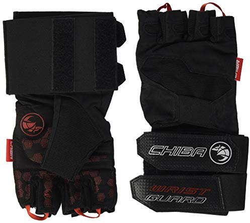 Chiba Wristguard III Trainingshandschuhe, rot, XS