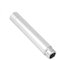 Nikou Shower Extension Tube, Round Stainless Steel Bathroom Pipe 4inch Tube with Chrome Plating for Accessory