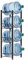 LIANTRAL Estante enfriador de agua, soporte para botellas de agua de 4 niveles para dispensador de agua de 5 galones, soporte para botella de agua de 5 galones, soporte para jarra de agua de 5 galones