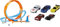 Hot Wheels HCB00 - Riesen Looping Crash Trackset mit ca. 70 cm breitem Looping und 1 Fahrzeug, ab 5 Jahren & 01806 5er Pack 1:64 Die-Cast Fahrzeuge Geschenkset, je 5 Spielzeugautos, ab 3 Jahren