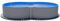 Planet Pool Stahlwandpool achtform Exklusiv 725x460x150 cm, Stahl 0,8 mm weiß, Folie 0,6 mm blau, Einhängebiese