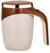 FOVNOT Taza Batidora, Taza Batidora de Colacao Auto Magnetic Mug Reutilizable Automagnetic Mug Para Café/Leche/Té/Chocolate Caliente (Brown)