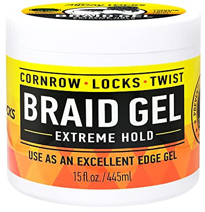 AllDay Locks Braid Gel Extreme Hold, Smooths & Tames Frizz 15 oz