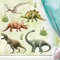 Wandtattoo Loft Fensterbild Dinosaurier Dino Fensterdeko Kinderzimmer Kind, Osterdeko, Frühlingsdeko, A3 Bogen