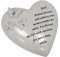 Placa conmemorativa personalizable con corazón con 3 mariposas y gemas azules, decoración para tumbas, regalo en el recuerdo amoroso de tus seres queridos fallecidos (hijo)