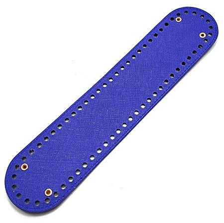 GIVBRO PU Borse In Pelle Fondo Chiodo Borsa Lunga Shaper FAI DA TE Maglia Crochet Bag Inserto Pad con Fori Borse A Tracolla Borsa Accessori Blu Scuro