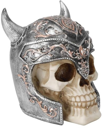 Totenkopf-Spardose, Totenkopf-Statue, Sparschwein, Spardose, Münze Bank für Erwachsene, Halloween-Schreibtisch-Dekor