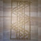 Art Deco Geometric Zig-Zag Pattern Screen Radiator Cabinet wall Decorative Screening-grille- Perforated MDF panel (1200x600mm) 0095 (6mm Thick MDF)