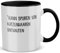 22Feels Katzenmama Geschenk, Lustige Katze Tasse für Frauen, Lustiger Spruch für Cat Moms Katzenbaby, Kaffeetasse (Zweifarbig Weiss-Schwarz)
