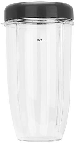 TOPINCN Kit de Piezas de Repuesto para Licuadora Tazas, Tapa de Taza, Kit de Piezas de Licuadora para Nutri 900W, Accesorio de Repuesto para Licuadora (Copa Grande 32Oz)