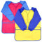 Avesteir Zweiteilig Kinderschürze Jungen und Mädchen, Kochschürze, Painting Coat Kinder, Schule Malkittel Schürze, Malschürze Malerkittel, Kittel zum Bemalen mit Taschen, Rosa und Gelb (L size)