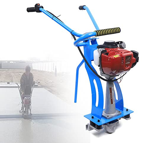 Zement Vibrationsmaschine Beton Vibrator Maschine 4-Takt Zement Vibrator Vibrationslineal Estrich Beton Vibrationsmaschine 900W mit Griff