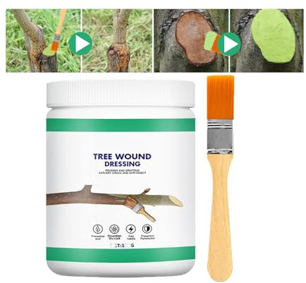Baumwundenversiegelung, Versiegelung von Baumwunden, Baumbeschneidungsversiegelung, Heilpaste, Bonsai-Schnittpaste, Beschneidungsversiegelung und Baumwundenverband für Bäume, Sträucher, Rosen (1PC)