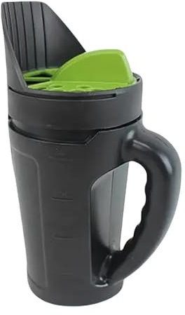 Spargitore manuale regolabile, spargitore portatile, shaker per spargere le mani, design ergonomico per una distribuzione uniforme e senza sforzo di fertilizzante di sale e terreno, perfetto per casa,