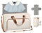 Kleidersäcke für Reisen für Damen, PU Leder Anzugtasche Garment Duffle Bag 2 in 1 Hängenden Faltbaren Koffer Anzug Reisetaschen mit Schuhbeutel Sporttasche für Reisetasche mit Kleidersack