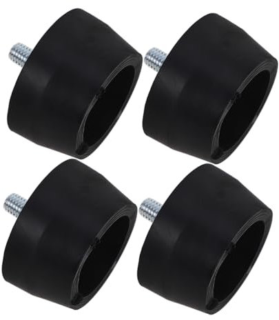 ETHZZLE 4pcs Sturdy Rubber Foot Pads for Air Compressor Parts Easy Mounting for Generators Pressure Washers