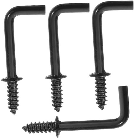 BUGUUYO 100stücke Förmige Schraubhaken Für Schmuckaufhängung Selbstschneidende Metallwandhaken Vielseitige Mini-haken Für Bilderrahmen Und Dekorationen Und Installieren