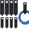 ZEPIQOR 8 Pcs Organizzatore per Cavi, Organizer per Garage, Cinghie con Fibbia da Appendere alle Pareti, per Ordinare Cavi, Fili, Corde, Tubi a Casa, in Garage o in Officina