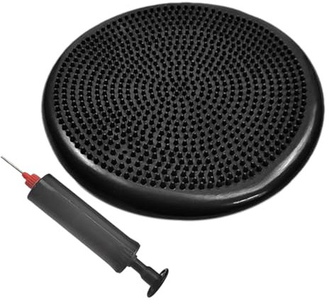 Rundes Balancekissen, Ballsitzkissen Mit Pumpe, 34cm Durchmesser Balancekissen, Orthopädisches Sitzballkissen, Luftkissen, Pad, Sitzkissen, Bürostuhl, Balance Kissen Für Core, Yoga