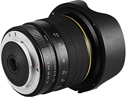 8 mm F3.0 Fischaugenobjektiv, APS-C, manueller Fokus, Ultra-Weitwinkel, für APS-C, kompatibel mit Nikon-Kamera