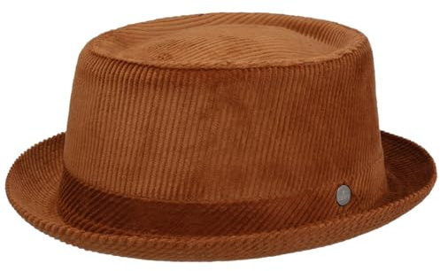 Lierys Classic Corduroy Pork Pie Hat Made in Italy Men Autumn Winter