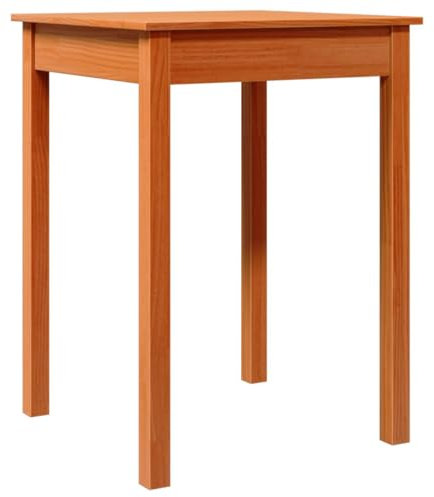 Eleganz Massivholz Esstisch Kiefer 55x55x75 cm - Natürlich & Langlebig für Wohnzimmer & Küche - Ideal für kleine Räume & Familien