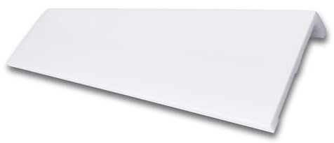 Decosa Zierprofil L95 Sinja - Multifunktionale Stuckleiste in Weiß - 10 Leisten à 2 m Länge = 20 m - Sockelleiste oder Gardinenleiste aus Styropor 25 x 95 mm - Für Decke oder Wand