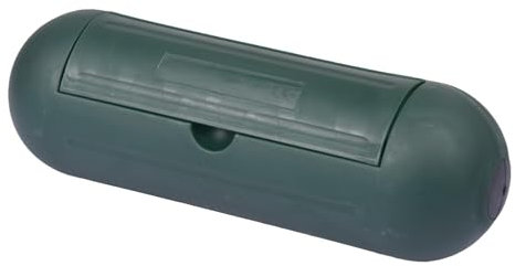 Waterproof Extension Cord Protector Box - Durable Safety Cover for Outdoor Use, Fits, Adapters, Perfect for Landscape Lighting, Fountains & AC Units