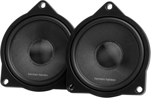 Harman Kardon FIT4SF 4 in / 10 cm Mitteltöner Auto Lautsprecher Upgrade | 45 W RMS / 360 W Peak, 4-Ohm-Impedanz, 200 Hz–8 kHz – Nachrüstlösung für Türlautsprecher und Armaturenbrett