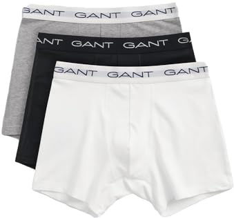 GANT Men's Boxer Brief 3-Pack Shorts, Multicoloured, XL
