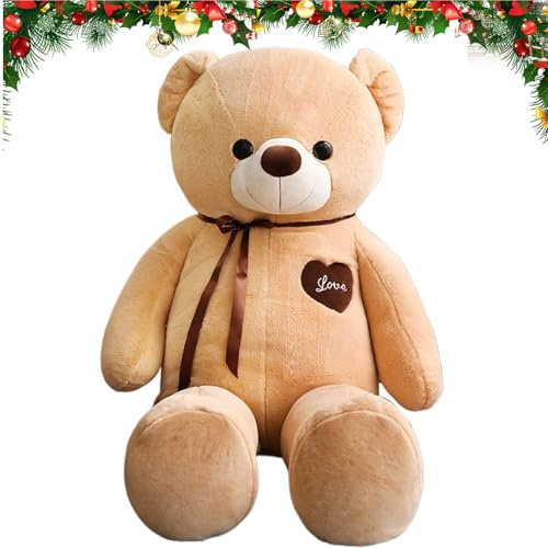 Riesiger , entzückende Riesenpuppe, 140 cm, , für Kinder, Mädchen, Erwachsene, Halloween, Valentinstag, Geburtstag, Sofa, Schlafzimmer, Fotozubehör, Heimdekoration