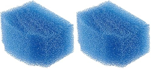 Oase 46656 Ersatz Filterschwamm für BioPlus Aquarium Innenfilter, 30 ppi, blau (Packung mit 2)