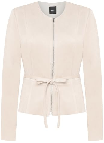 zero Damen Blazer-Jacke in Lederoptik