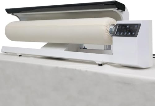 Rollenbügelmaschine - Rotationsdampfpresse mit Fußpedalsteuerung und kontinuierlichem Dampf für effiziente Stoffpflege, geeignet für den privaten und gewerblichen Gebrauch