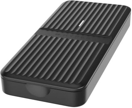 HyperDrive USB4 v2 & Thunderbolt 5 M.2 NVMe SSD Enclosure, 80Gbps External PCIe Gen4 Case for 2230/2242/2260/2280 SSDs, Tool-Free Aluminium Design, IP55 Water & Dust Resistant
