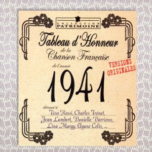 1941 - Tableau D'Honneur De La Chanson Française