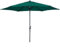 Gardensity ® Garden Umbrella - Green, Modern, Large (2.7m), Steel Frame with Alloy Steel Shaft & Handle, Polyester Canopy, Rotational Tilt, Rust Resistant, Outdoor Use