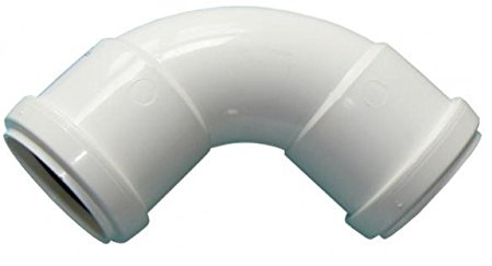 FloPlast Push-Fit Waste 92.5° Bend 40mm White | Home Standard
