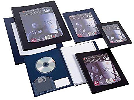 Rexel 10320BK Clearview Sichtbuch (A4) 24 Hüllen schwarz