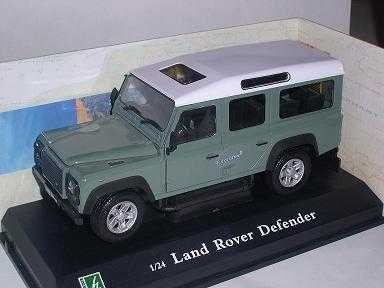 Land Rover Range Defender GrÜn Green GelÄndewagen 1/24 Cararama Modellauto Modell Auto