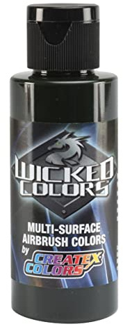 Createx Wicked Colors - Airbrush Farbe - 59 ml - Detail - Moosgruen