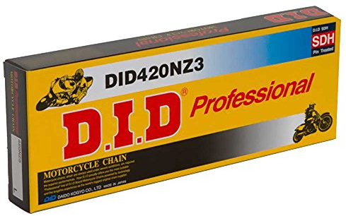 DID Kette 420 NZ3, 104 Glieder (Standard), offen mit Clipschloss