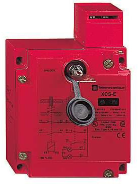 Schneider XCSE73127 XCSE-Sicherh.-Pos.sch. Met.gek., 2Ö+1S, gest. schlt. 2 Leit.einf.