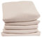 Moondream, Rideau Anti-Bruit 3-en-1, Isolation Phonique, Thermique Hiver & Été, 100% Occultant, Technologie Brevetée, Fabriqué en UE, Effet Coton, Galons fronceurs, Beige-Coquille, 140 x 260 (LxH) cm